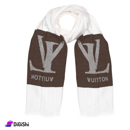 Offer of LOUIS VUITTON Soft Wool Scarf - White & Brown