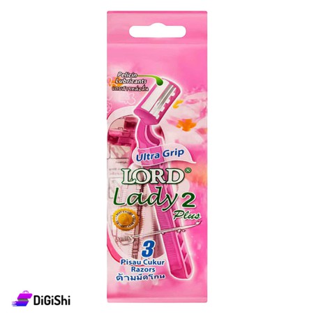 LORD Lady 2 Plus Razors Set for Women