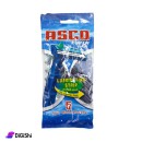 مجموعة شفرات حلاقة للرجال ASCO Twin Blade