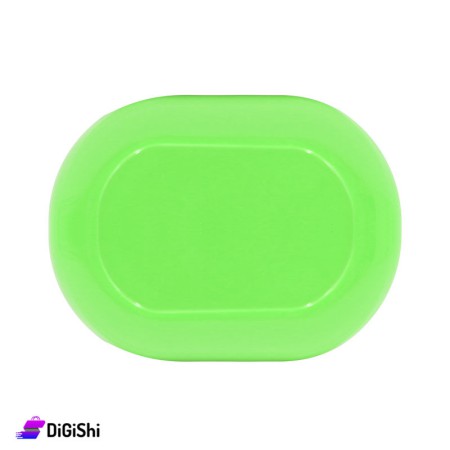 علبة صابونة بلاستيك - أخضر