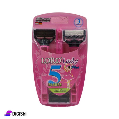 مجموعة شفرات حلاقة نسائية LORD Lady Plus