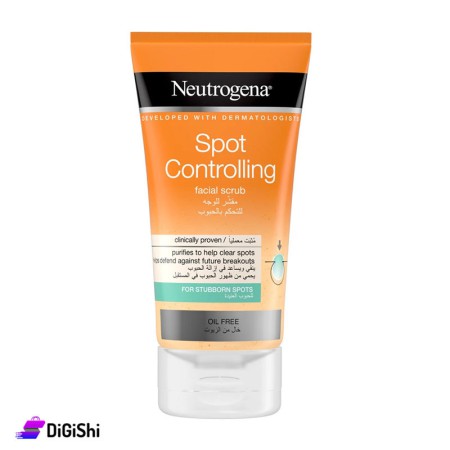 مقشر للوجه للتحكم بالعيوب Neutrogena Spot Controlling Facial Scrub