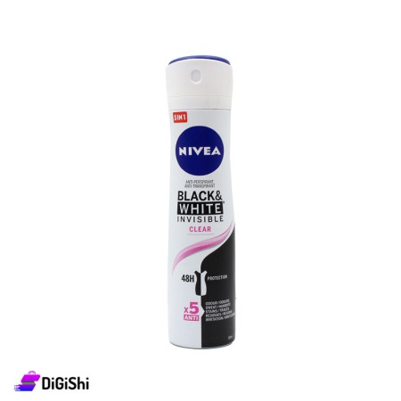 NIVEA Black & White Invisible Clear Women Deodorant