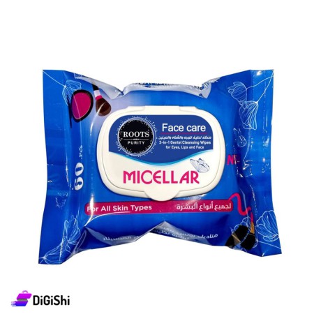 ROOTS PURITY Micellar Wet Wipes To Clean And Remove Make-UP