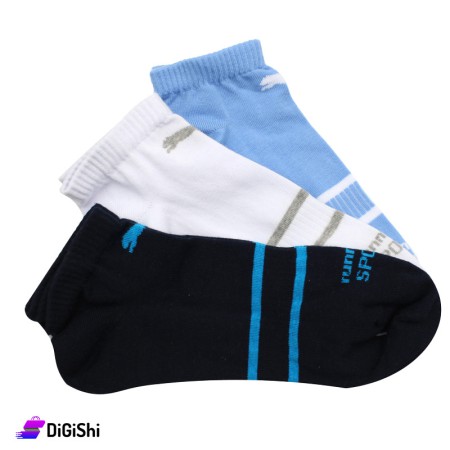 Al Samah Set Of Men Puma Socks - 3 Pairs Group 1