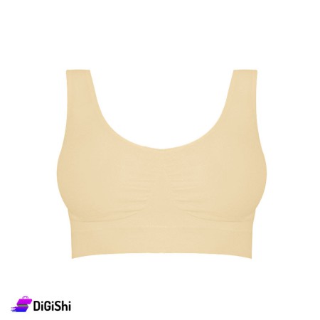 سوتيان رياضي حشوة دبل السماح - ذهبي