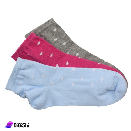 مجموعة جوارب نسائية  قطن السماح - 3 أزواج