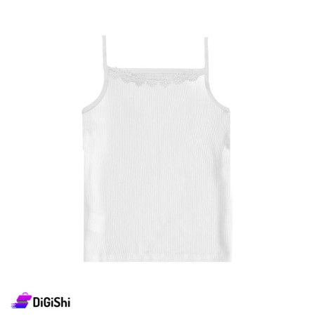 Al Samah Girl's Tank Top - White
