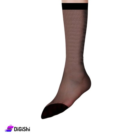 AL Samah Womens' Short Socks Sabreen - Black