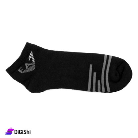 Al Samah Teenager's Towelie Socks - Black