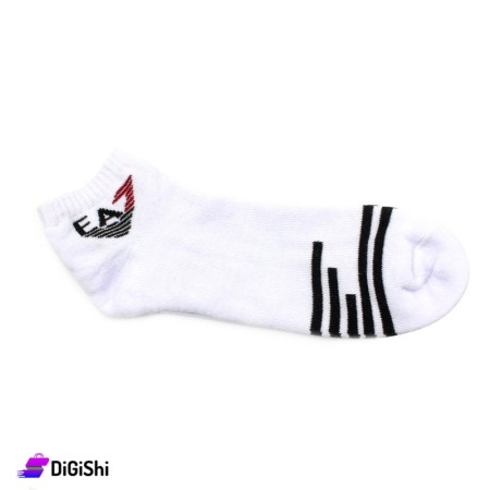 Al Samah Teenager's Towelie Socks - White
