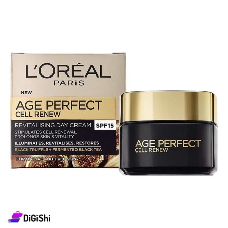 كريم نهاري معالج للبشرة مع حماية L'OREAL PARIS 15 SPF