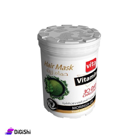 Vita LITE Hair Mask With Moringa-Oil For Tired And Brittle Hair - 1196 ml