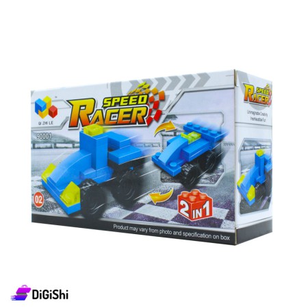 Speed Racer Car Lego Game - Blue & Yellow