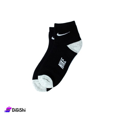 جوارب قطن بشكير رجالية متوسطة NIKE ZOX- أسود