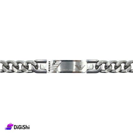 GIORGIO ARMANI Men's Chain Bracelet - Silver