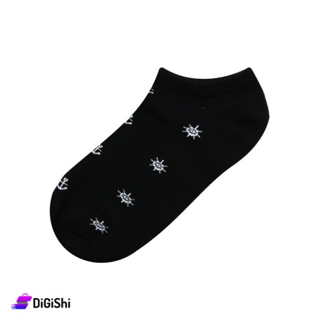ZOX Pair Of Cotton Short Men's Socks - Black