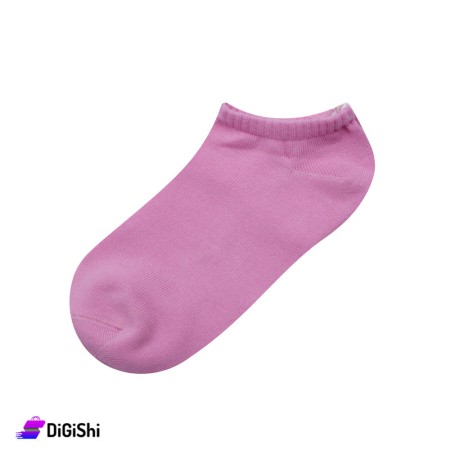 ZOX Pair Of Cotton Short Women's Socks - Pink