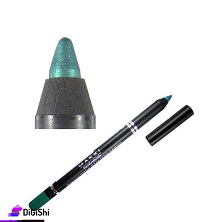 MAKKI Waterproof eyeliner pencil - Metallic Sparkly Turquoise