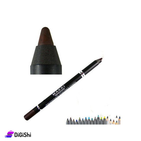 MAKKI Waterproof eyeliner pencil - Brunette