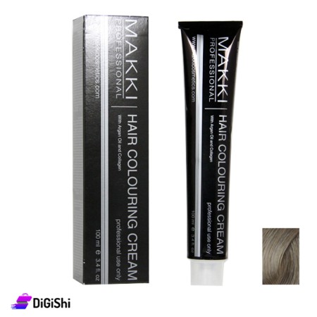 MAKKI Hair Coloring Cream - Platinum Ash Blonde PLUS 10.1