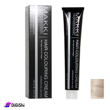 MAKKI Hair Coloring Cream - Platinum Pearl Blonde 10.2