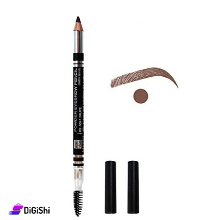 قلم حواجب بودرة MAKKI Waterproof eyeliner pencil - رمادي داكن