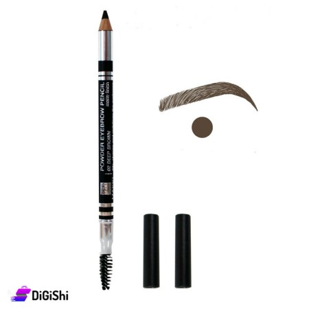 MAKKI POWDER EYEBROW PENCIL - 02 Deep Brown