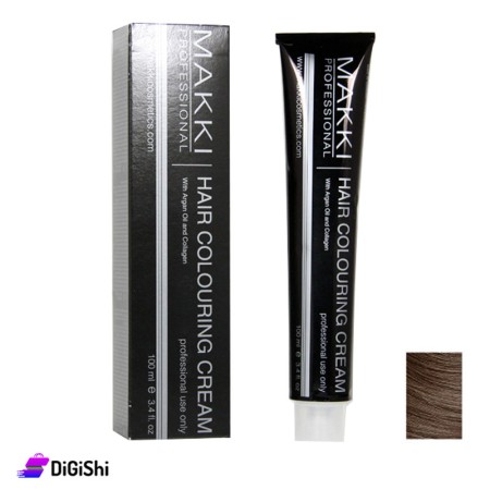 MAKKI Hair Coloring Cream - Medium Ash Brown 5.1