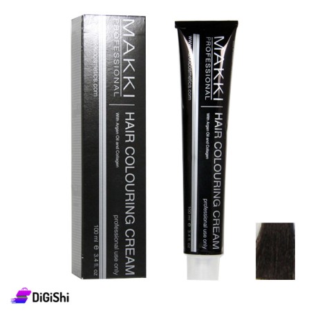 MAKKI Hair Coloring Cream - Dark Brown Intense 3.00