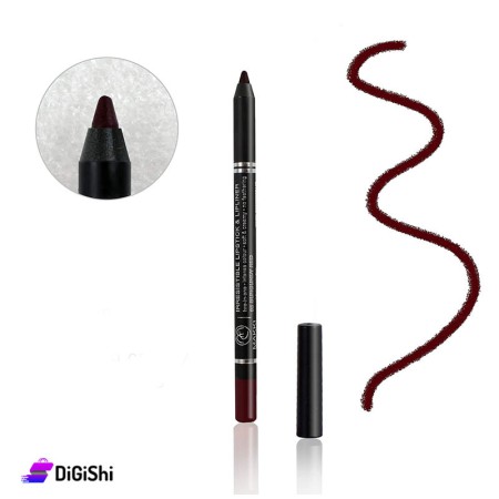 MAKKI Irresistible Lipstick & Lipliner - 05 Burgundy Red