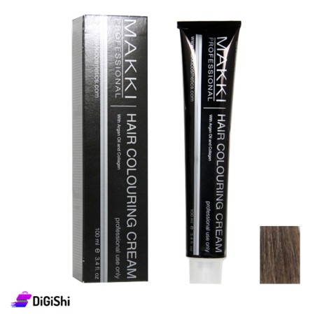 MAKKI Hair Coloring Cream - Medium Ash Blonde PLUS 7.1