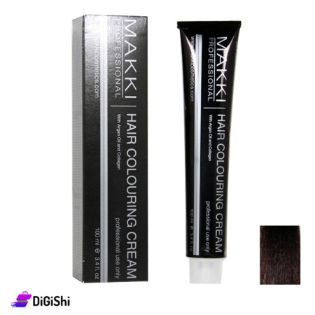 MAKKI Hair Coloring Cream - Chocolate Brown 6.7