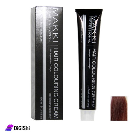 MAKKI Hair Coloring Cream - Mahogany Brilliant 7.54