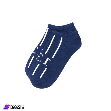 ZOX Plus Pair Of Cotton Men Short Socks Number 13 - Dark Blue