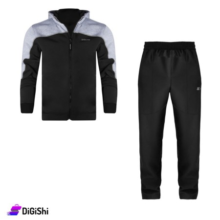 STARTER Men's Fleece Pajamas - Black