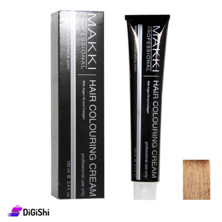 MAKKI Hair Coloring Cream - Light Ash Blonde 8.01