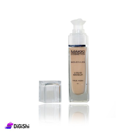 MAKKI Molecules Liquid MakeUP  - 01 TRUE IVORY