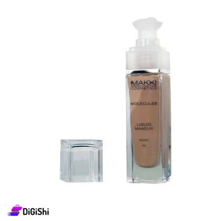 كريم أساس سائل MAKKI Molecules Liquid Makeup - نيود درجة 03