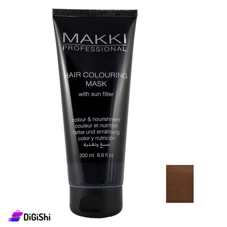 MAKKI Semi Hair Colouring Mask - Dark Brown