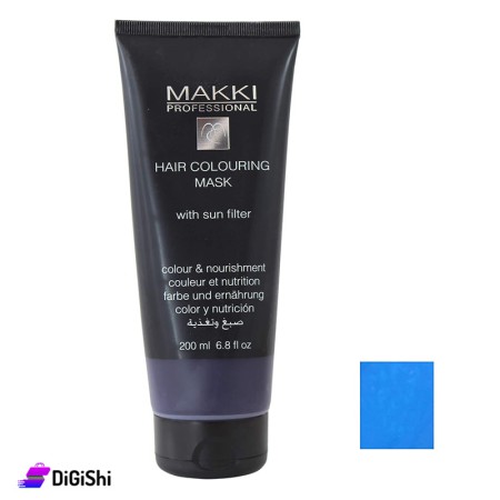 ماسك تلوين الشعر غير دائم Makki - Klein Blue