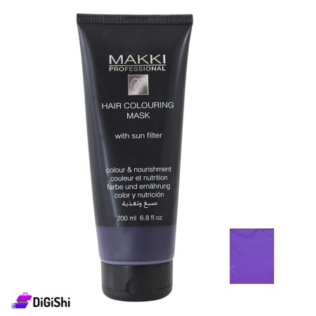 ماسك تلوين الشعر غير دائم Makki - بنفسجي