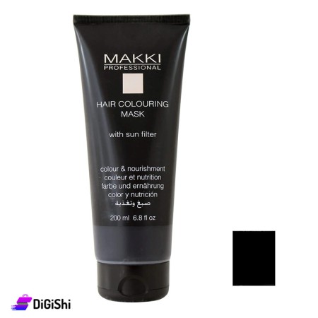 MAKKI Semi Hair Colouring Mask - Black