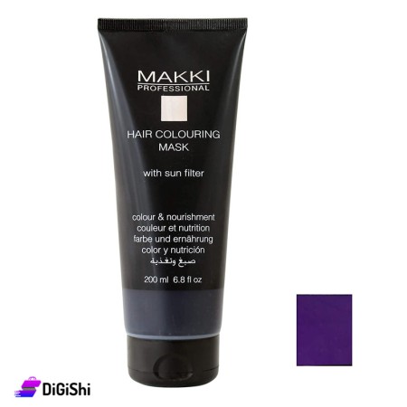 MAKKI Semi Hair Colouring Mask - Blackberry