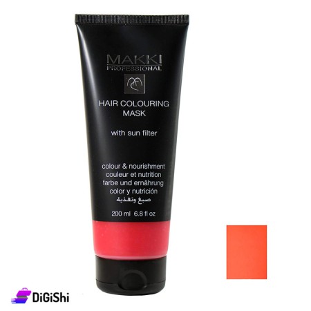 MAKKI Semi Hair Colouring Mask - Coral