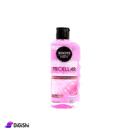 ROOTS PURITY Micellar Water Cleanser and Makeup Remover with Rose Water