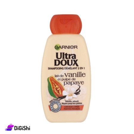 Garnier Ultra Doux Lait De Vanille Et Pulpe De Papaya Shampoo