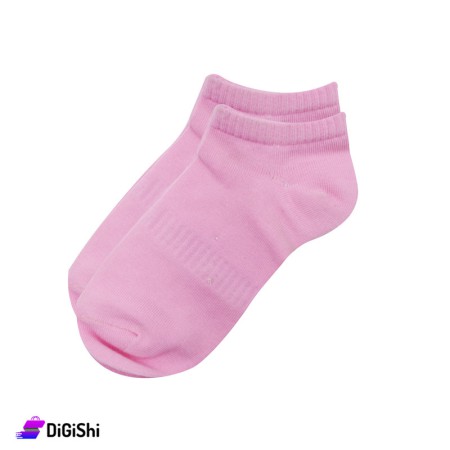 ZOX Pair Of Cotton Short Women's Socks - Pink
