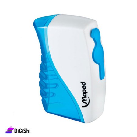 Maped 2 Holes Vertical Manual Pencil Plasitc Sharpener - Blue