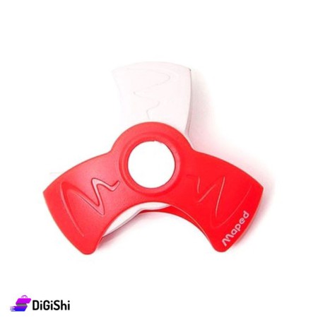 Maped Spin Protection Eraser - Red